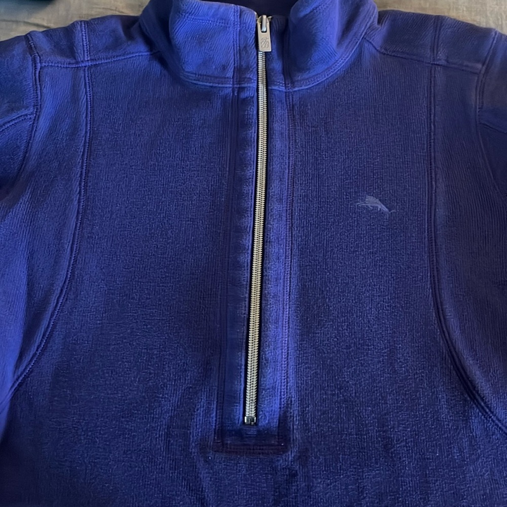 Tommy Bahama half zip top